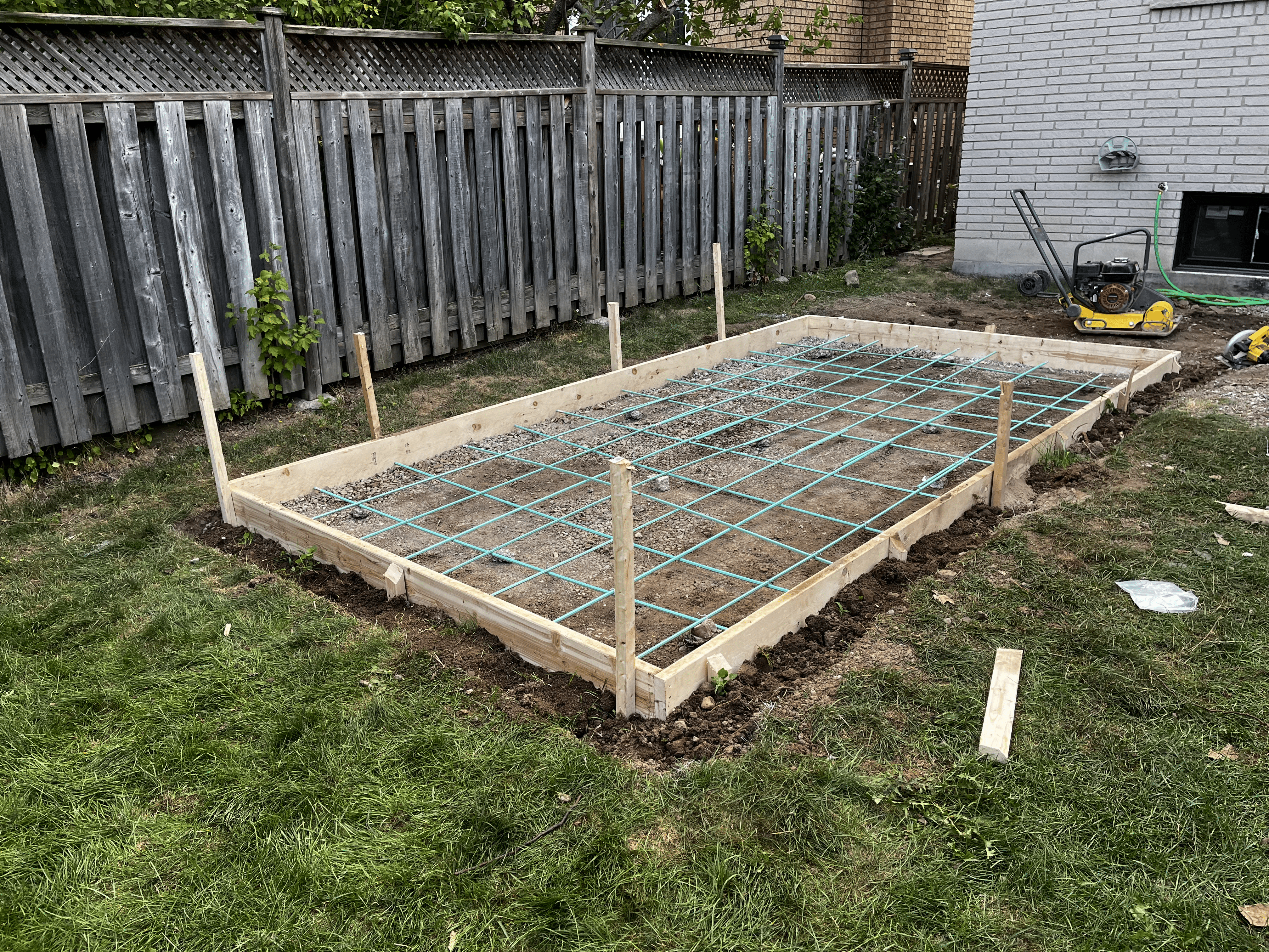 Concrete Pad Before 4